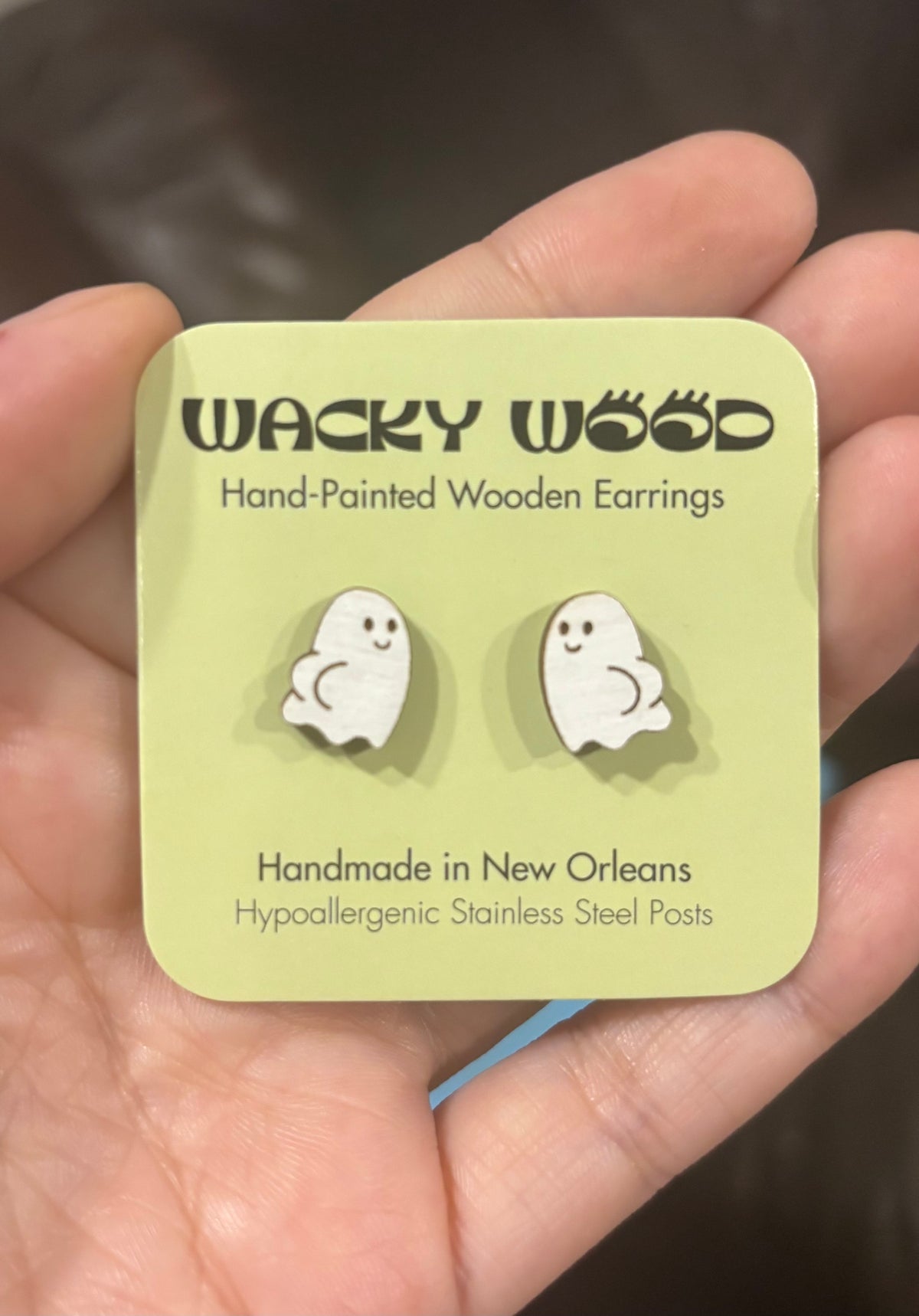 Ghost Booty Stud Earrings