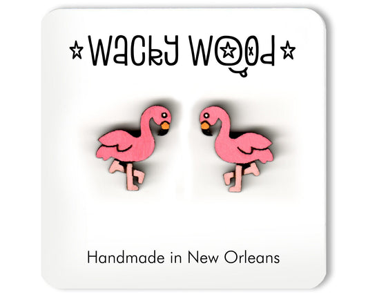 Flamingo Stud Earrings