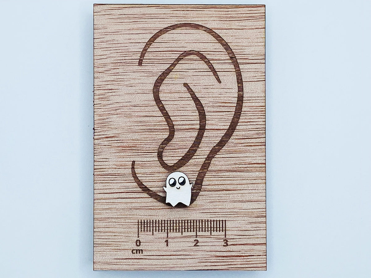 Ghost Stud Earrings