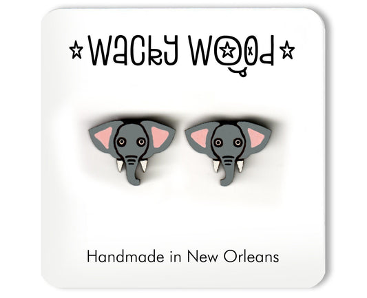 Elephant Stud Earrings