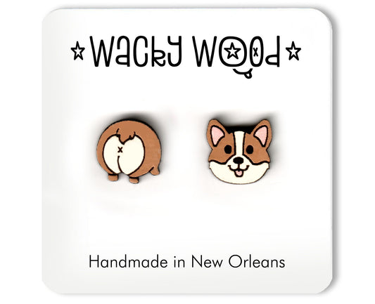 Corgi Butt Earrings
