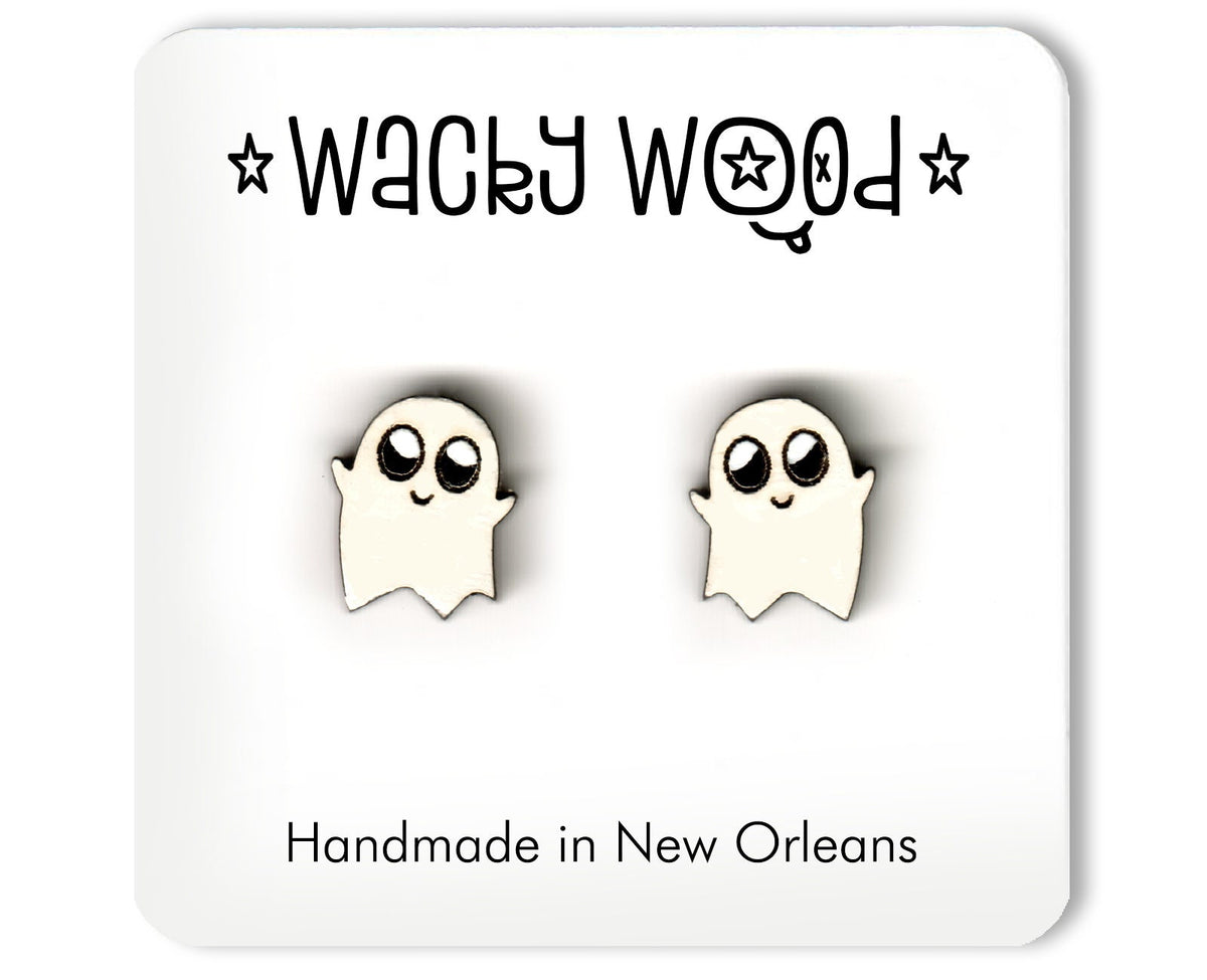 Ghost Stud Earrings